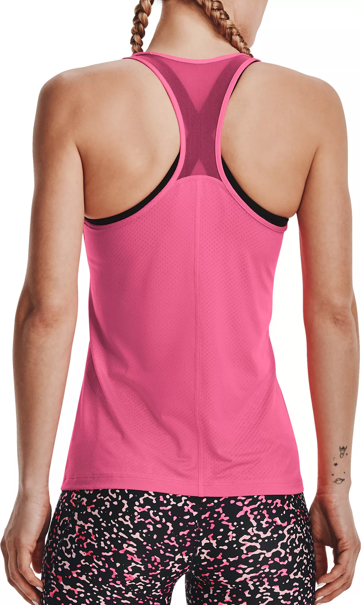 Under Armour Women's HeatGear Racer Tank Top 3 Under Armour Women's HeatGear Racer Tank Top - Image 3