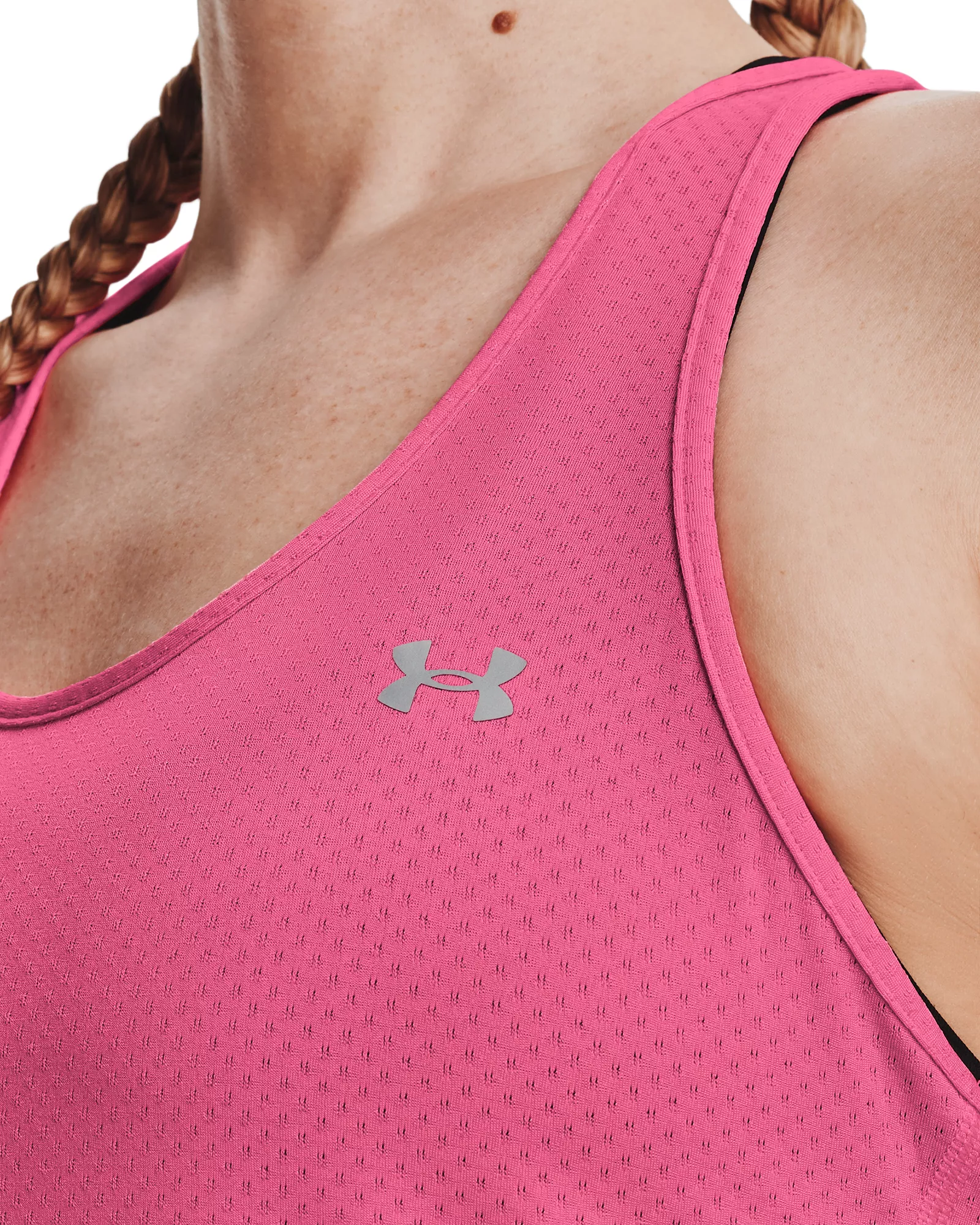 Under Armour Women's HeatGear Racer Tank Top 4 Under Armour Women's HeatGear Racer Tank Top - Image 4