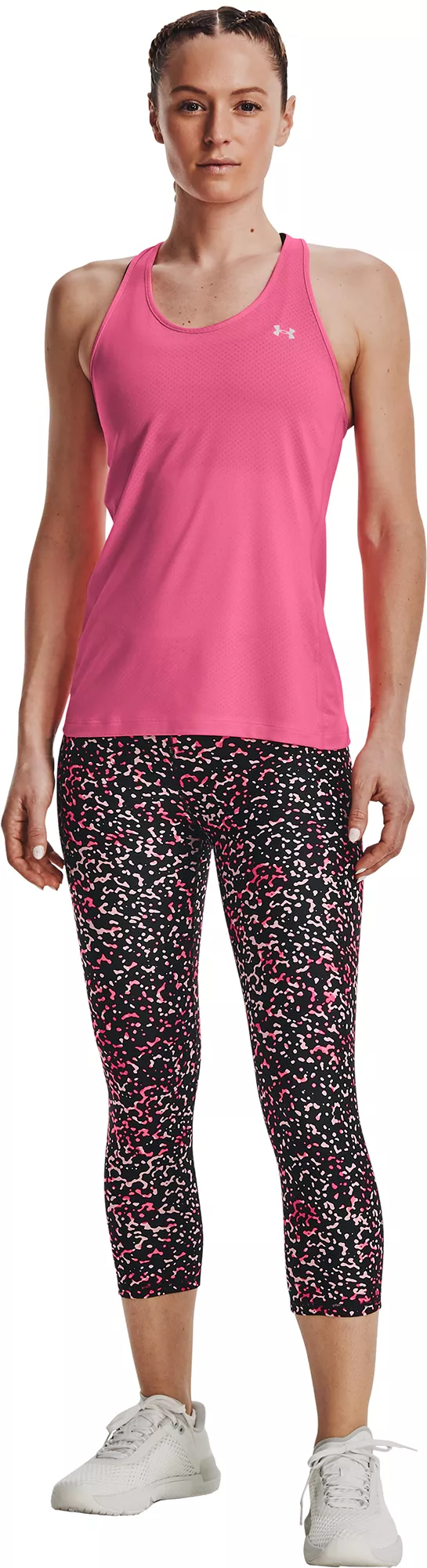 Under Armour Women's HeatGear Racer Tank Top 2 Under Armour Women's HeatGear Racer Tank Top - Image 2
