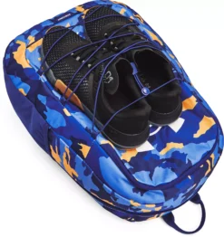 Under Armour Hustle Sport Backpack -Basketball Style Shop 1364181 457 BauhausBlBauhausBlWht DET alt2