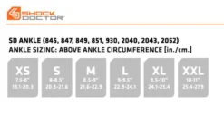 Shock Doctor Compression Knit Ankle Sleeve 11 Shock Doctor Compression Knit Ankle Sleeve -Basketball Style Shop 2040 0701 GreyBlack DET