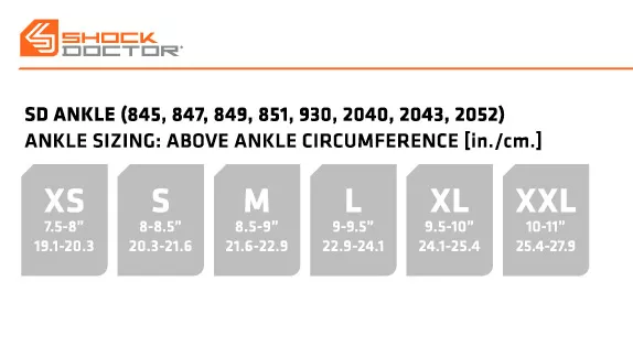 Shock Doctor Compression Knit Ankle Sleeve 6 Shock Doctor Compression Knit Ankle Sleeve - Image 6