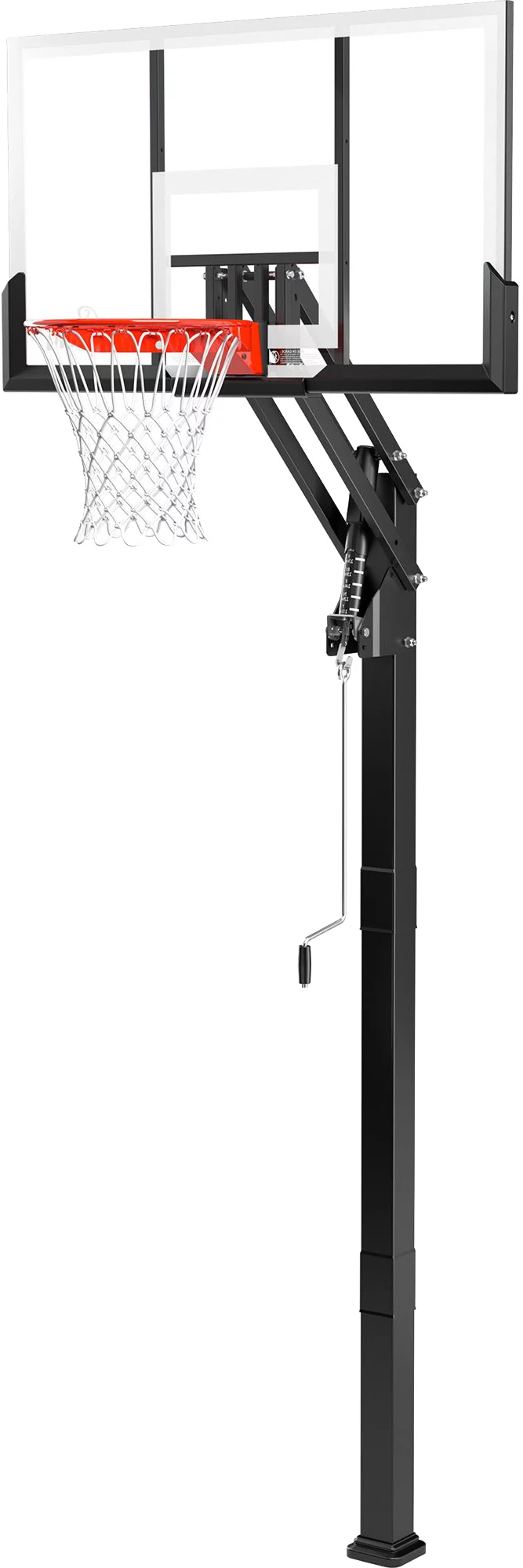 Spalding 54" Performance Acrylic U-Turn In-Ground Basketball Hoop 1 Spalding 54" Performance Acrylic U-Turn In-Ground Basketball Hoop