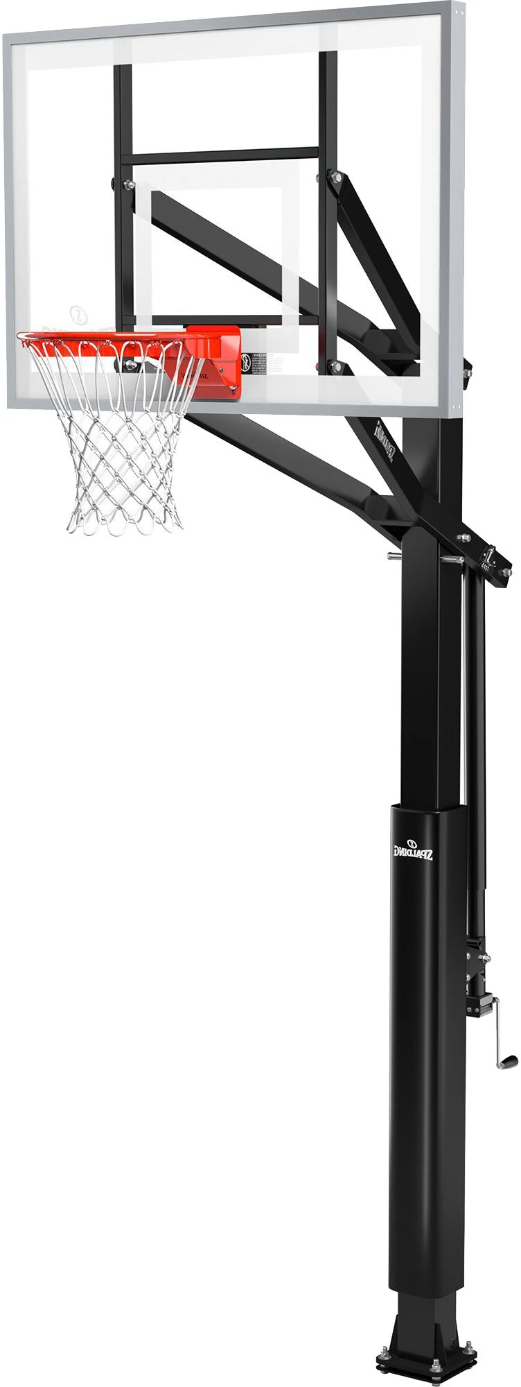 Spalding 72" Tempered Glass 888 Series In-Ground Basketball Hoop 1 Spalding 72" Tempered Glass 888 Series In-Ground Basketball Hoop