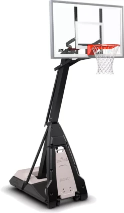 Spalding The Beast 60" Tempered Glass Portable Basketball Hoop