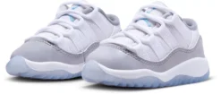 Air Jordan 11 Low Retro Toddler Basketball Shoes -Basketball Style Shop 505836 140 GreyBlueWhite AL