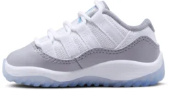 Air Jordan 11 Low Retro Toddler Basketball Shoes -Basketball Style Shop 505836 140 GreyBlueWhite INS
