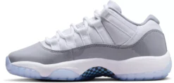 Air Jordan 11 Low Retro Kids' Grade School Basketball Shoes 10 Air Jordan 11 Low Retro Kids' Grade School Basketball Shoes -Basketball Style Shop 528896 140 GreyBlueWhite INS
