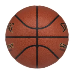 Spalding Cross Court Official Basketball -Basketball Style Shop 76913D DarkAmberBlackLogo SDE alt2