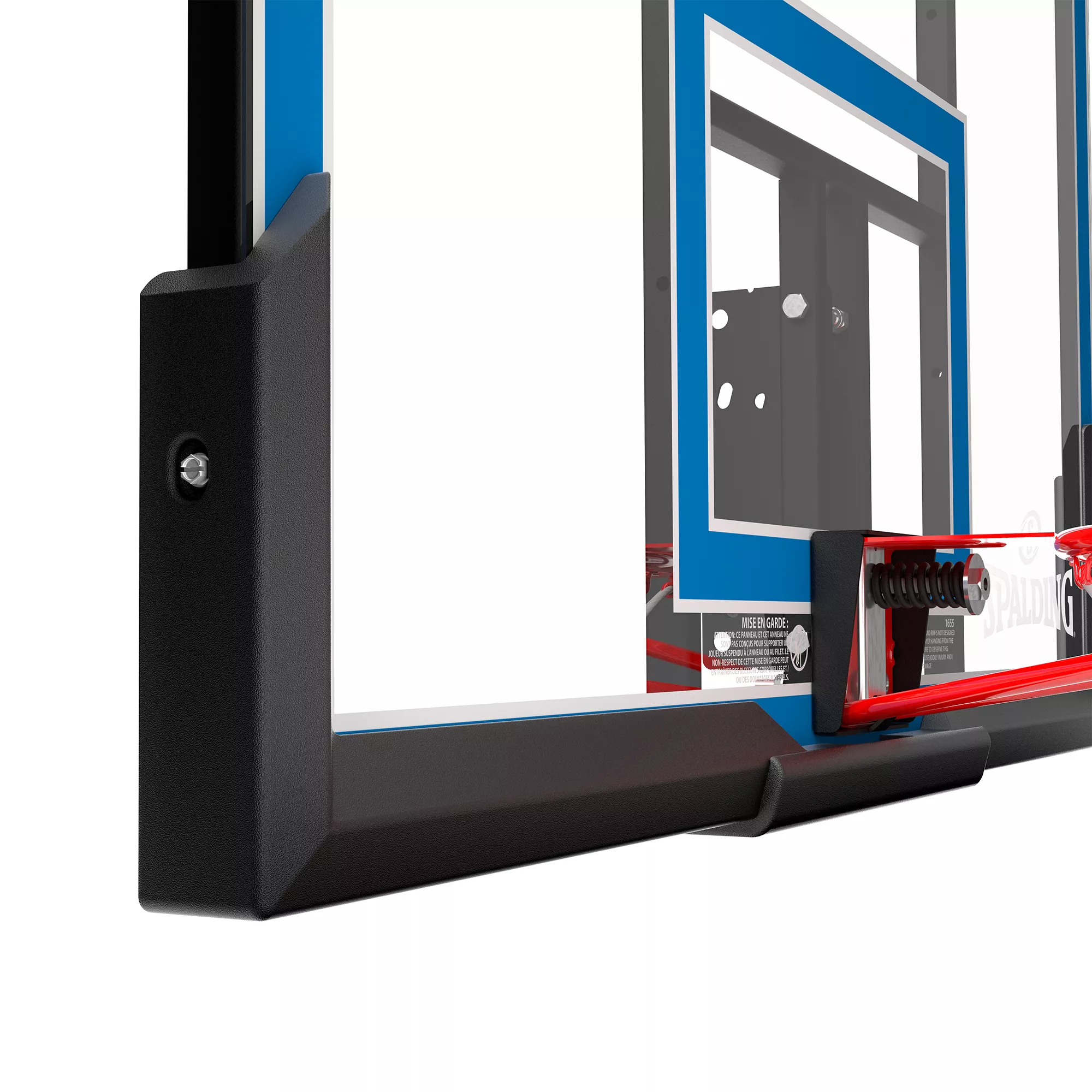 Spalding 48'' Shatterproof Polycarbonate Basketball Backboard & Rim Combo Hoop 4 Spalding 48'' Shatterproof Polycarbonate Basketball Backboard & Rim Combo Hoop - Image 4