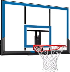 Spalding 48'' Shatterproof Polycarbonate Basketball Backboard & Rim Combo Hoop 7 Spalding 48'' Shatterproof Polycarbonate Basketball Backboard & Rim Combo Hoop -Basketball Style Shop 791655 NOCOLOR FRTR
