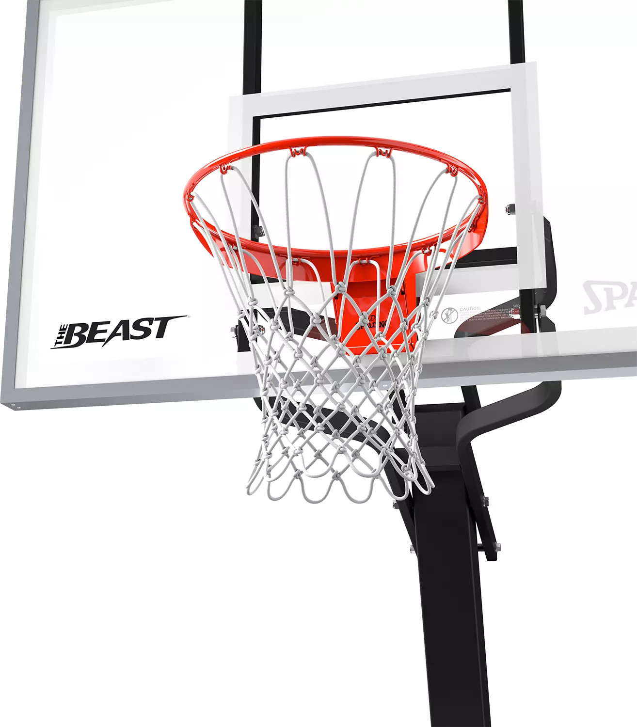 Spalding The Beast 60" Tempered Glass Portable Basketball Hoop 3 Spalding The Beast 60" Tempered Glass Portable Basketball Hoop - Image 3
