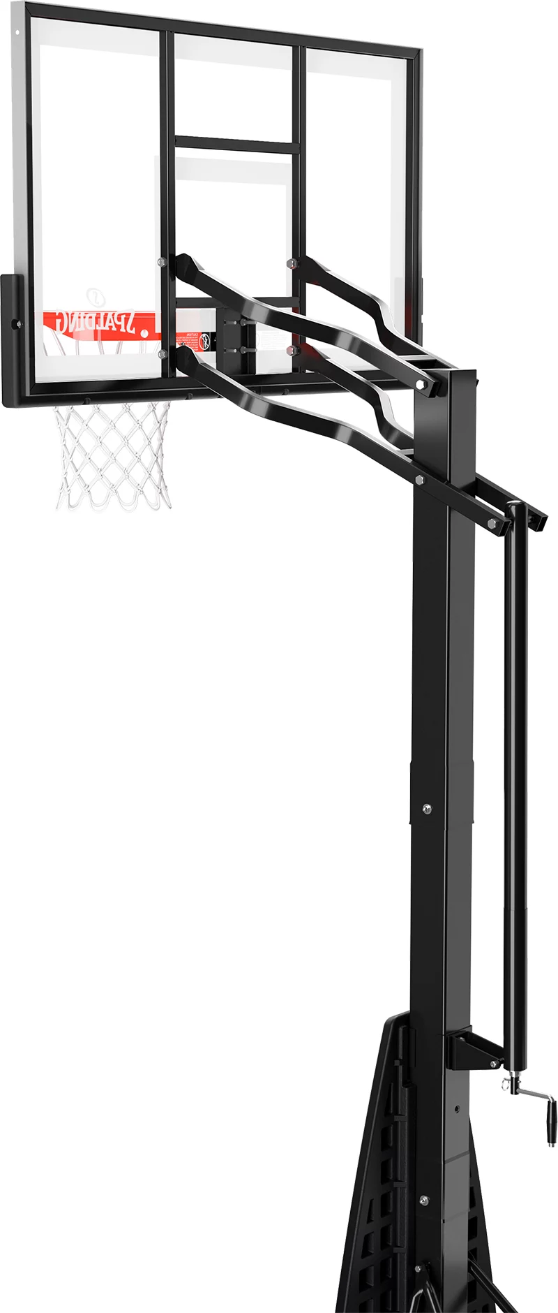 Spalding Ultimate Hybrid 54" Tempered Glass Portable Basketball Hoop 4 Spalding Ultimate Hybrid 54" Tempered Glass Portable Basketball Hoop - Image 4