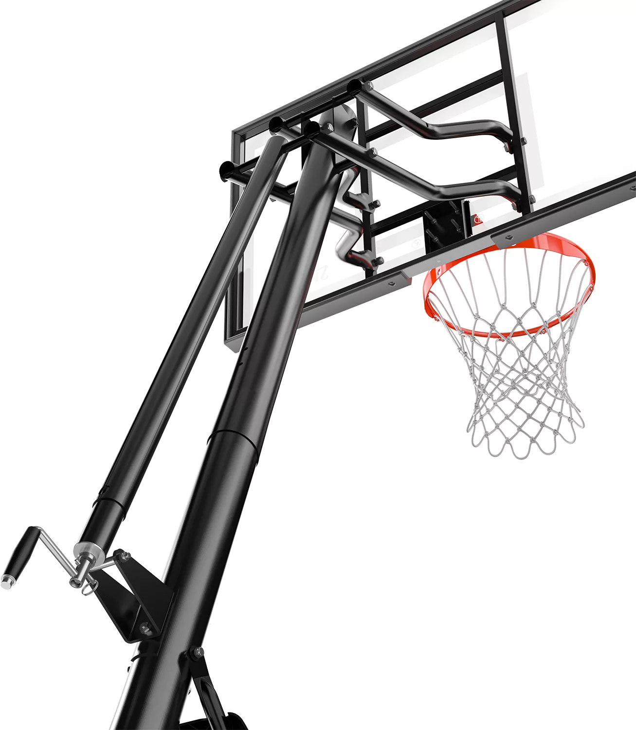 Spalding Ultimate Hybrid 54" Performance Acrylic Portable Basketball Hoop 4 Spalding Ultimate Hybrid 54" Performance Acrylic Portable Basketball Hoop - Image 4