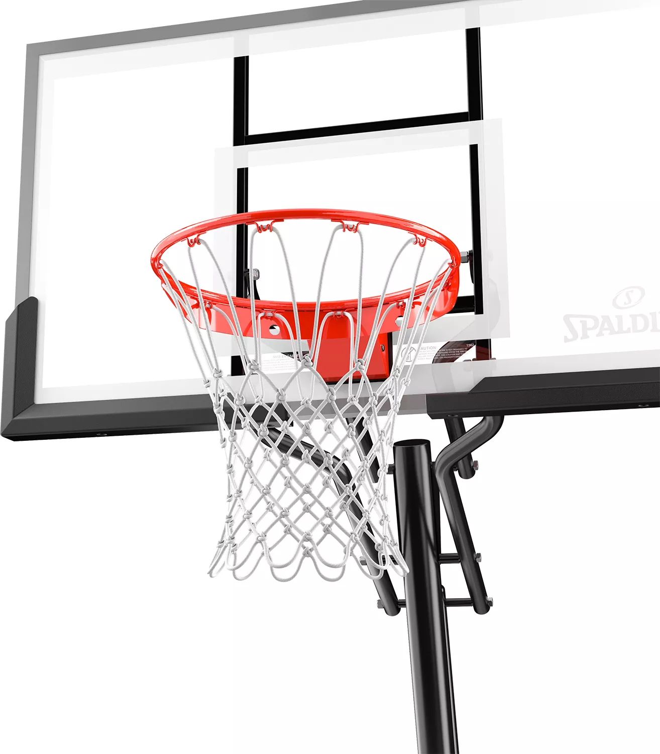 Spalding Ultimate Hybrid 54" Performance Acrylic Portable Basketball Hoop 2 Spalding Ultimate Hybrid 54" Performance Acrylic Portable Basketball Hoop - Image 2
