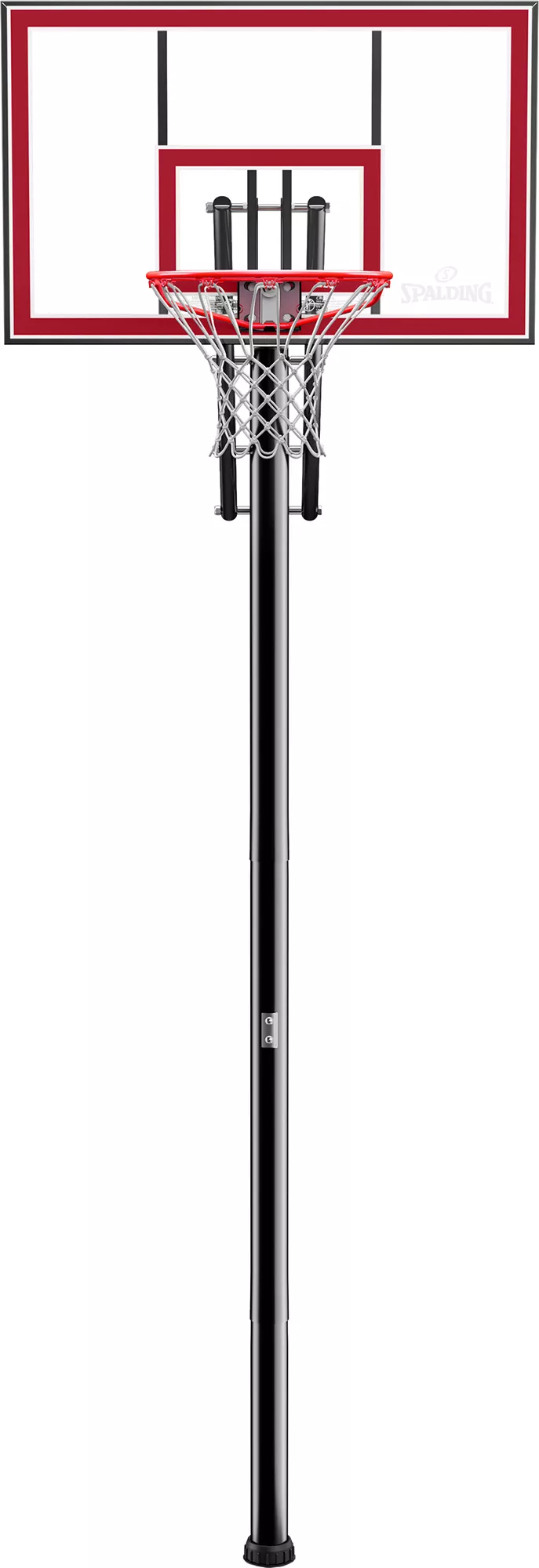 Spalding 44" Shatter-Proof Polycarbonate Pro Glide Lite In-Ground Basketball Hoop 2 Spalding 44" Shatter-Proof Polycarbonate Pro Glide Lite In-Ground Basketball Hoop - Image 2