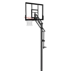 Spalding 50" Performance Acrylic Exactaheight In-Ground Basketball Hoop -Basketball Style Shop 881355 NOCOLOR BCK