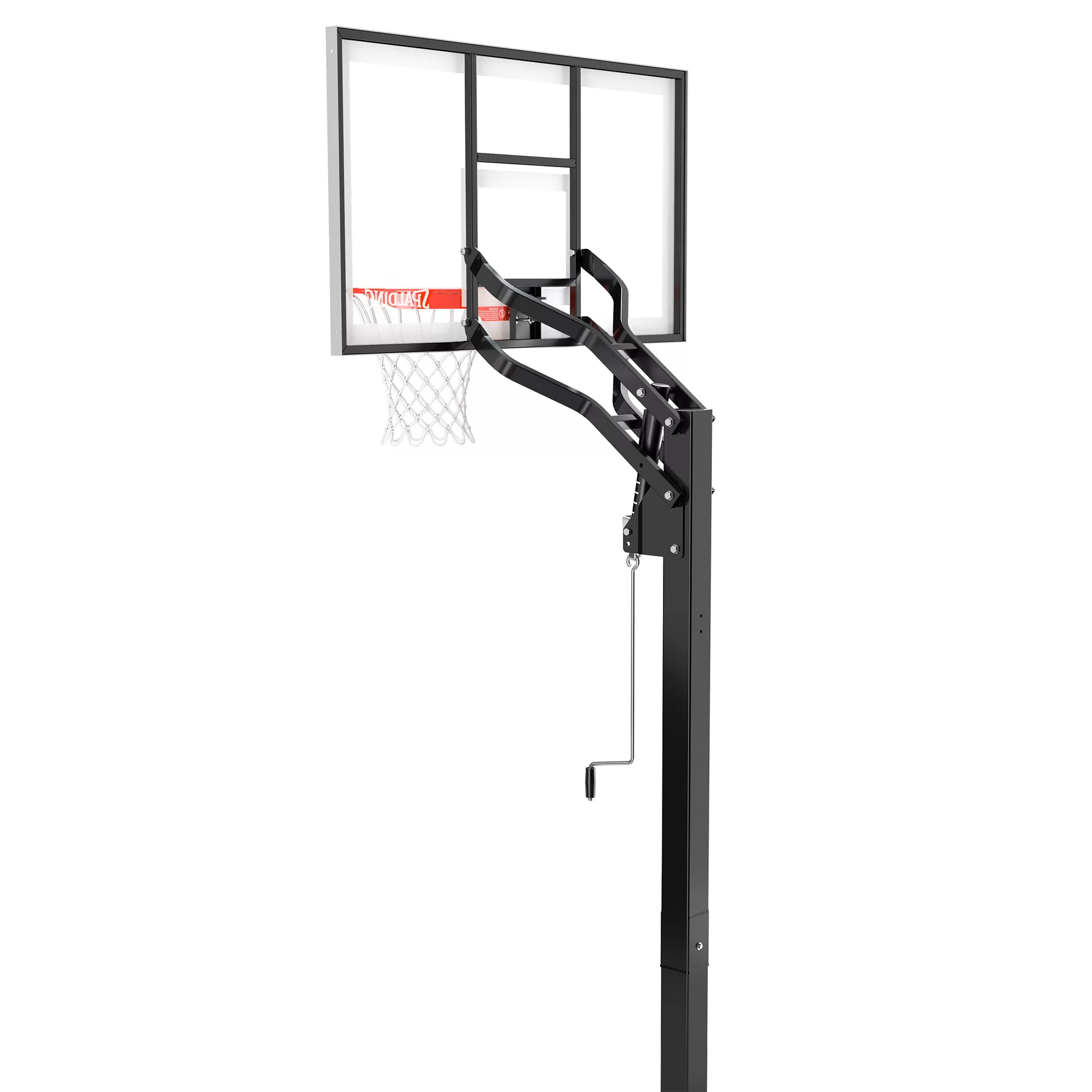 Spalding 60" Tempered Glass U-Turn In-Ground Basketball Hoop 4 Spalding 60" Tempered Glass U-Turn In-Ground Basketball Hoop - Image 4