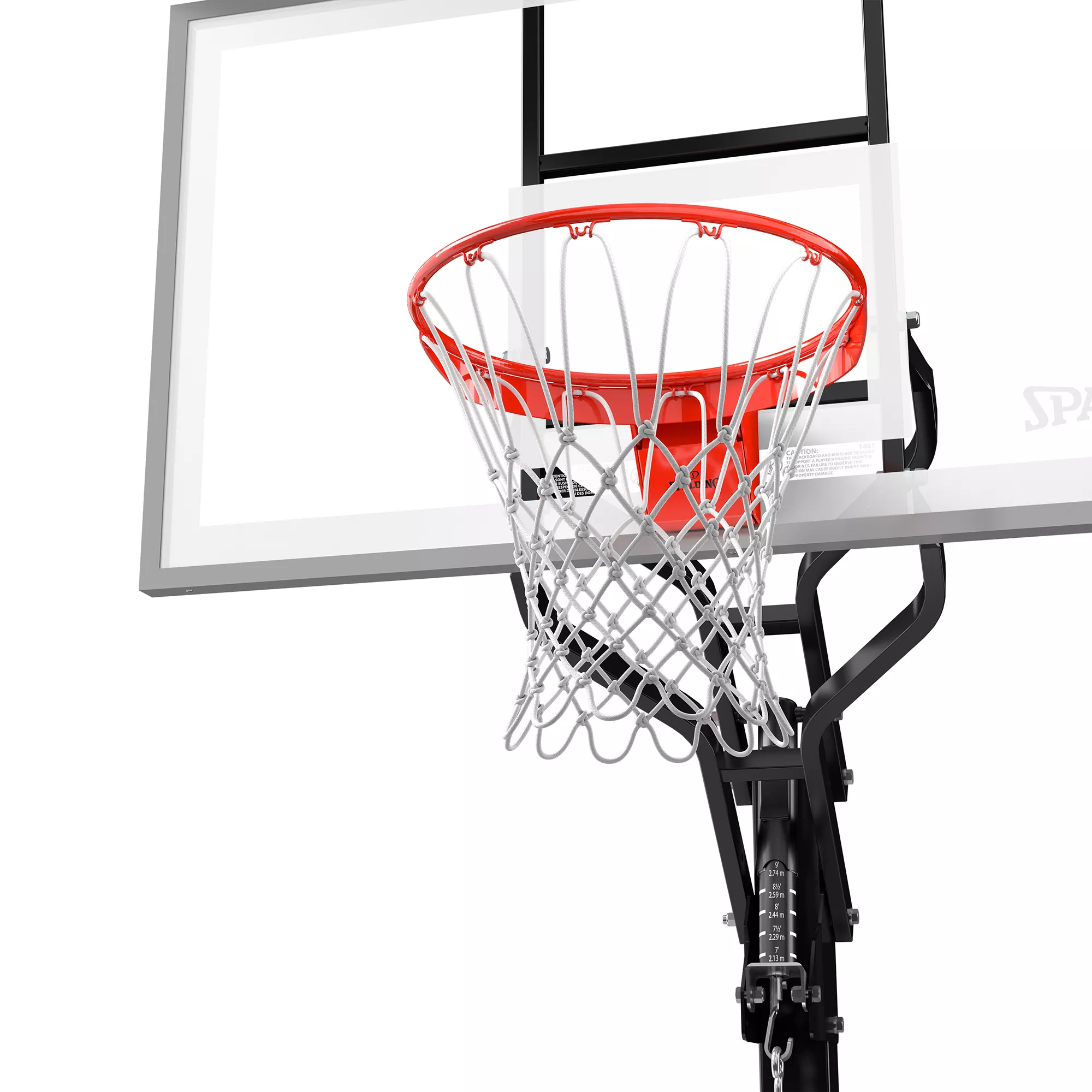 Spalding 60" Tempered Glass U-Turn In-Ground Basketball Hoop 6 Spalding 60" Tempered Glass U-Turn In-Ground Basketball Hoop - Image 6