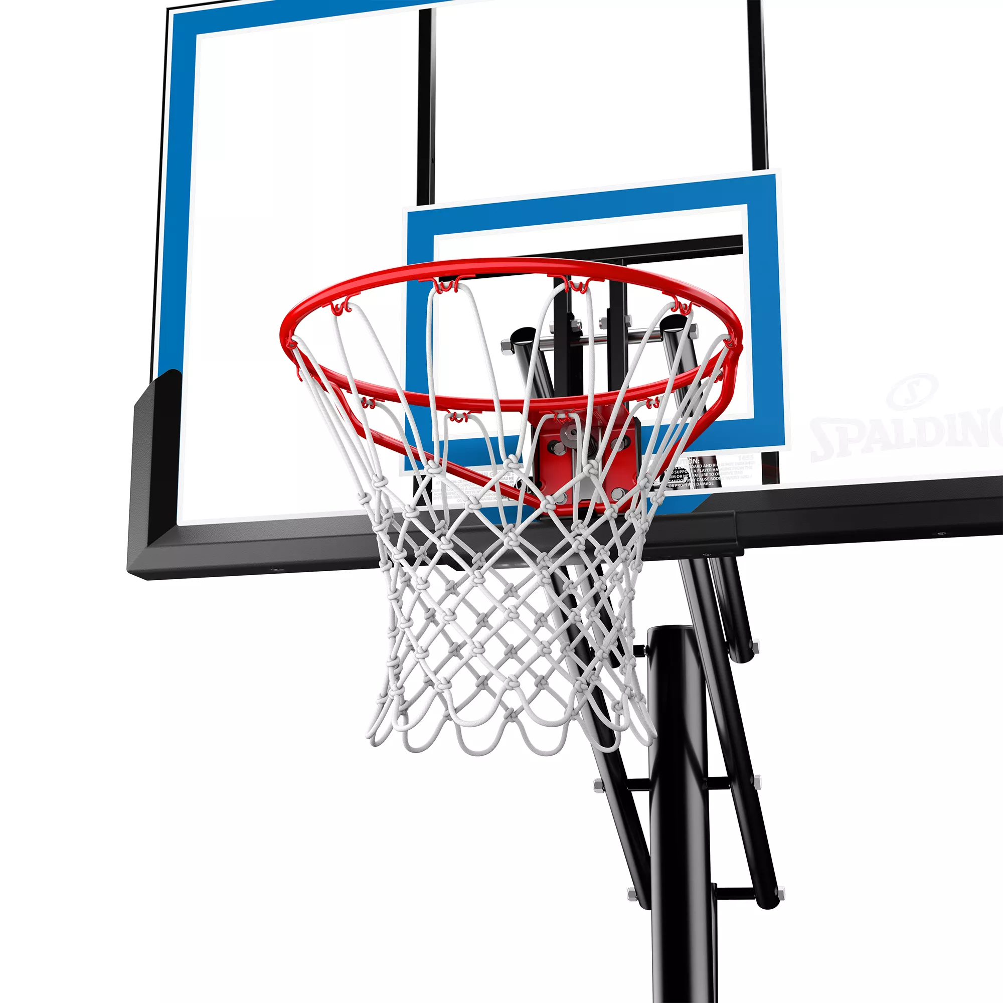 Spalding 48" Shatter-proof Polycarbonate Pro Glide In-Ground Basketball Hoop 7 Spalding 48" Shatter-proof Polycarbonate Pro Glide In-Ground Basketball Hoop - Image 7