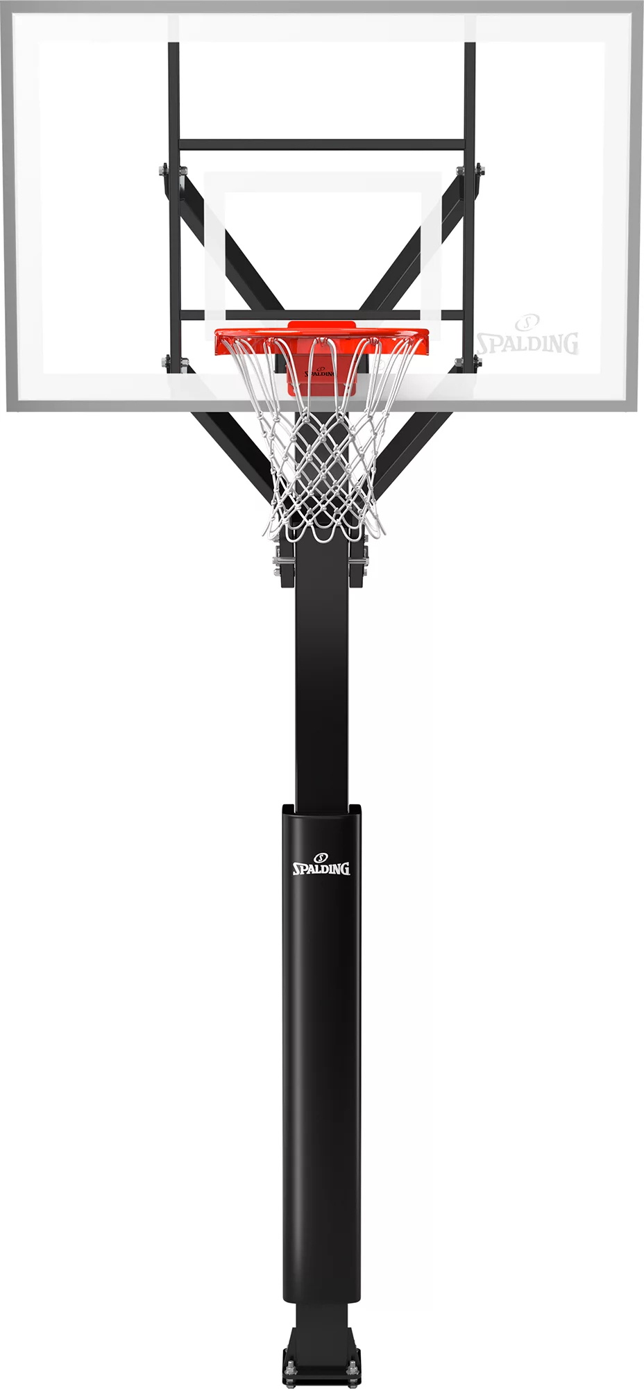 Spalding 60" Tempered Glass 888 Series In-Ground Basketball Hoop 2 Spalding 60" Tempered Glass 888 Series In-Ground Basketball Hoop - Image 2