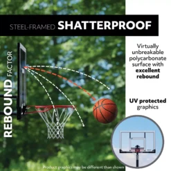 Lifetime 50” All Star Portable Basketball Hoop -Basketball Style Shop 90492Z NOCOLOR DET