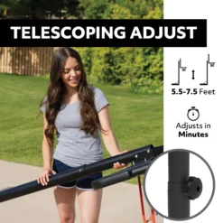 Lifetime 32'' Rookie Youth Portable Basketball System -Basketball Style Shop 90824Z NOCOLOR DET alt2