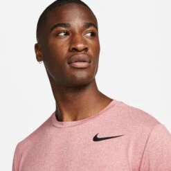Nike Men's Dri-FIT Utility Static Training Tee -Basketball Style Shop AR0196 622 ArchaeoPink MODDET