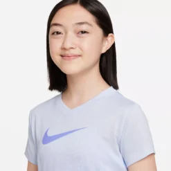 Nike Girls' Dry Legend T-Shirt -Basketball Style Shop AR5039FA22 AR5039086 FootballGrey MODDET