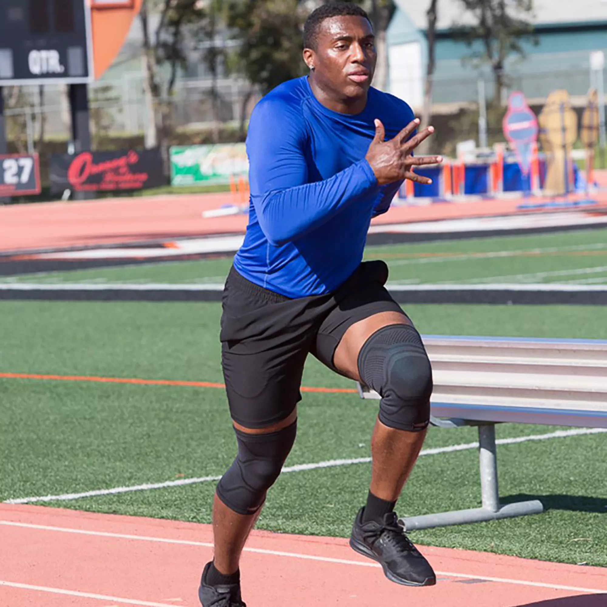 Copper Fit ICE Compression Knee Sleeve 3 Copper Fit ICE Compression Knee Sleeve - Image 3