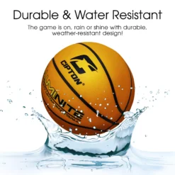 Cipton Light-Up LED Indoor/Outdoor Rubber Basketball -Basketball Style Shop CPTN1002 Orange DET alt2