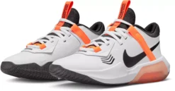 Nike Kids' Grade School Air Zoom Crossover Basketball Shoes -Basketball Style Shop DC5216 103 WhiteBlackOrange AL