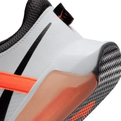 Nike Kids' Grade School Air Zoom Crossover Basketball Shoes -Basketball Style Shop DC5216 103 WhiteBlackOrange DET alt1