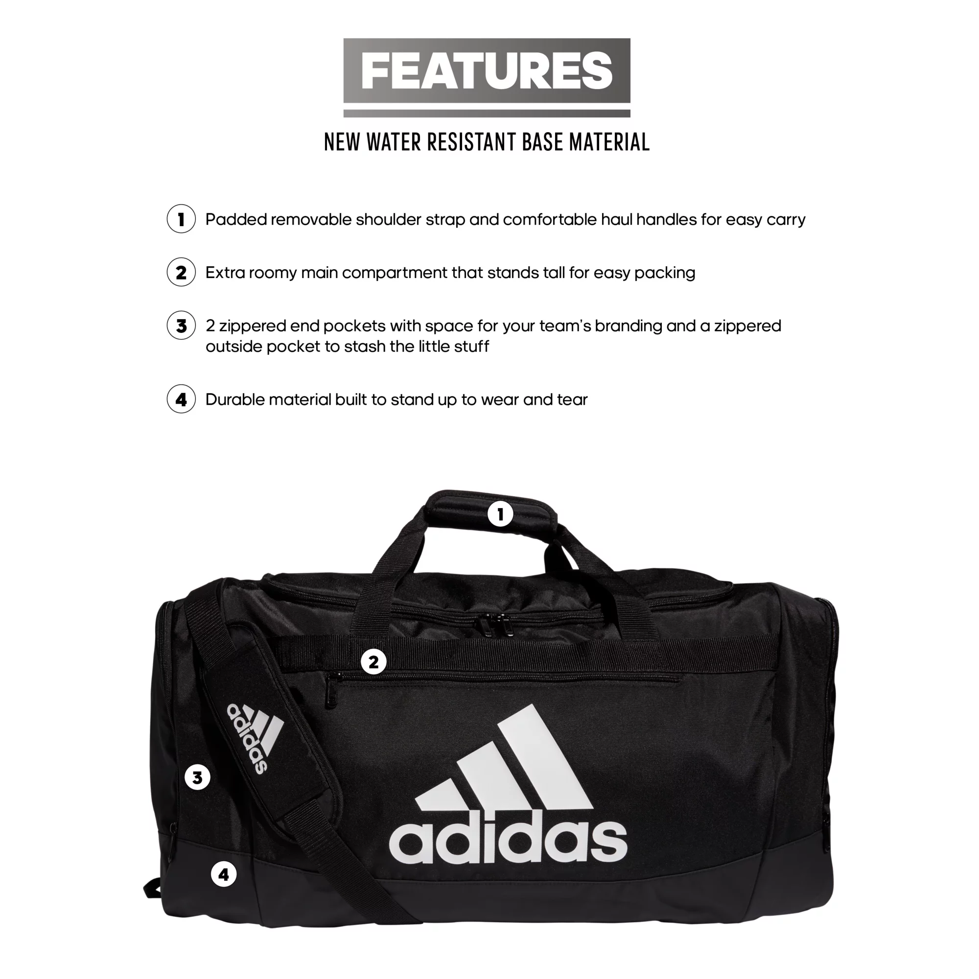 Adidas Defender IV Large Duffel Bag 9 Adidas Defender IV Large Duffel Bag - Image 9