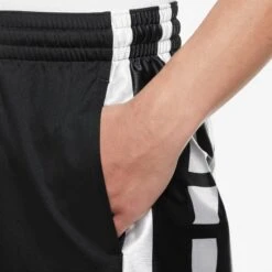 Nike Men's Dri-Fit Elite Basketball Shorts -Basketball Style Shop DH7142 011 BlackWhiteWhite MODDET