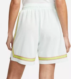 Nike Women's Fly Crossover Basketball Shorts -Basketball Style Shop DH7325SU22 394 BarelyGreen MODBCK