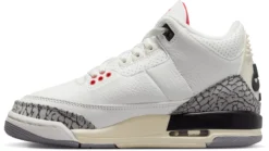 Air Jordan 3 Retro Kids' Grade School Basketball Shoes -Basketball Style Shop DM0967 100 WhiteBlackRed INS