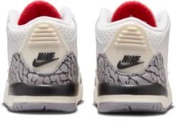 Air Jordan 3 Retro Toddler Basketball Shoes -Basketball Style Shop DM0968 100 WhiteBlackRed BCK