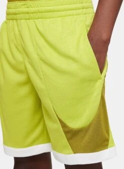 Nike Boys' Dri-FIT Basketball Shorts -Basketball Style Shop DM8186 308 BrightCactusWhite MODDET