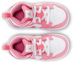 Jordan Toddler Air Jordan 1 Mid Basketball Shoes -Basketball Style Shop DQ8425 616 CoralWhite TOP