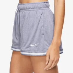 Nike Women's Sportswear Essentials Mesh Mid-Rise Shorts -Basketball Style Shop DV7966SU23 DV7966519 IndigoHaze MODSDE