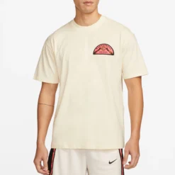 Nike Men's Max90 Basketball T-Shirt -Basketball Style Shop FD0050 113 CoconutMilk MODFRT