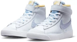 Nike Kids' Preschool Blazer Mid '77 Basketball Shoes 14 Nike Kids' Preschool Blazer Mid '77 Basketball Shoes -Basketball Style Shop FJ4646 100 BeigeWhitePurple AL