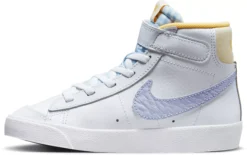 Nike Kids' Preschool Blazer Mid '77 Basketball Shoes 11 Nike Kids' Preschool Blazer Mid '77 Basketball Shoes -Basketball Style Shop FJ4646 100 BeigeWhitePurple INS