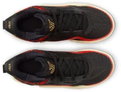 Jordan Kids' Preschool Tatum 1 Basketball Shoes -Basketball Style Shop FJ4654 001 BlackGoldRed TOP