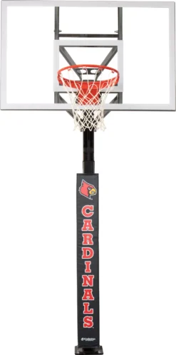 Goalsetter Louisville Cardinals Basketball Pole Pad 7 Goalsetter Louisville Cardinals Basketball Pole Pad -Basketball Style Shop PC824 LOU 1 Black FRT