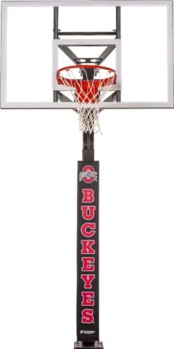 Goalsetter Ohio State Buckeyes Basketball Pole Pad 6 Goalsetter Ohio State Buckeyes Basketball Pole Pad -Basketball Style Shop PC824OHS 1 Black FRT alt2