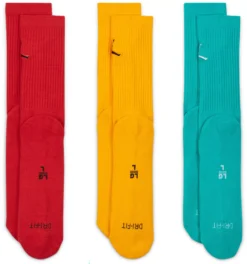 Jordan Everyday Max Unisex Crew Socks - 3 Pack 6 Jordan Everyday Max Unisex Crew Socks - 3 Pack -Basketball Style Shop SX5545 EmeraldTaxiFire SET alt1