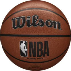 Wilson NBA Forge Pro Official Basketball -Basketball Style Shop WTB8000ID07 BrownSilverBlack FRT alt1
